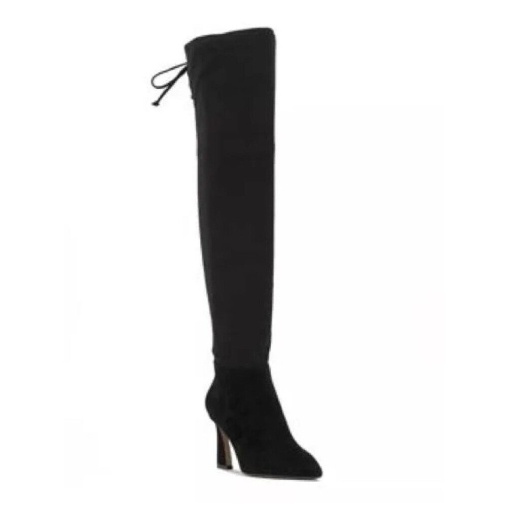 NEW Vince Camuto Black Suede Taplana Over the Knee Boot 9